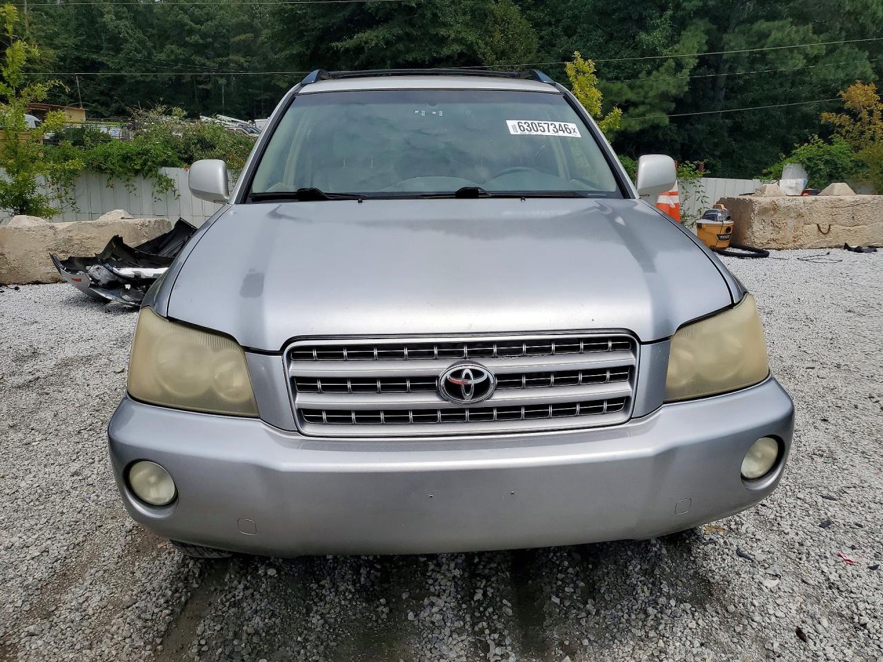 2003 Toyota Highlander Limited Серебряный vin: JTEHF21A930110470