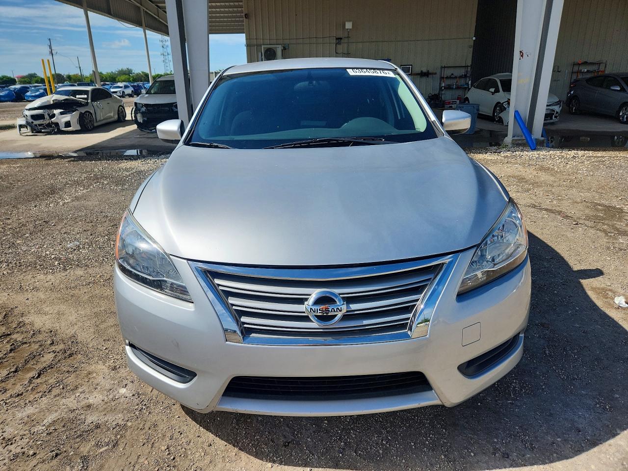 2015 Nissan Sentra S Silver vin: 3N1AB7APXFY348537