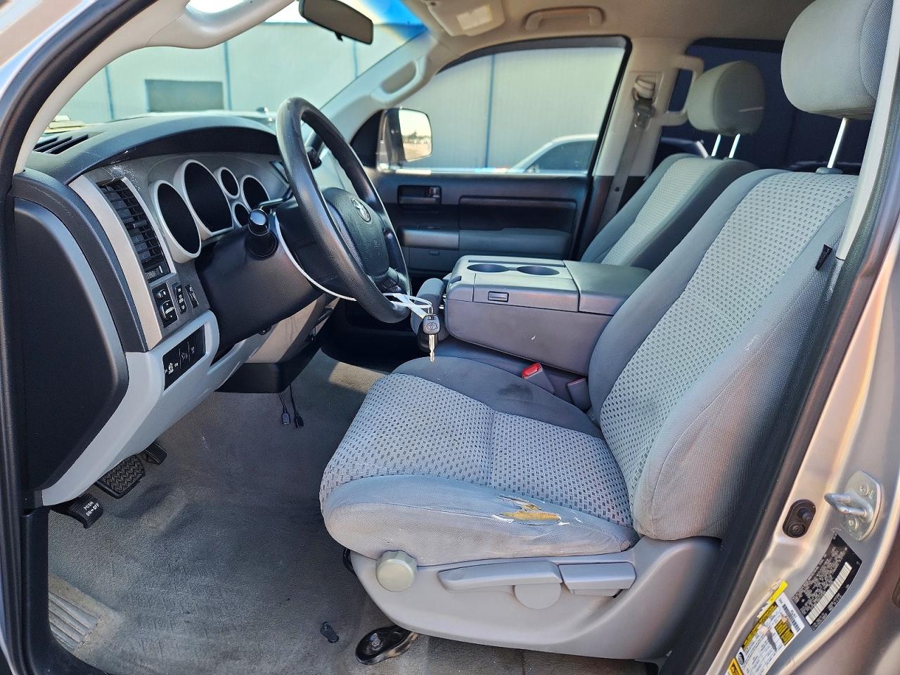 2010 Toyota Tundra Crewmax Sr5 Silver vin: 5TFDW5F1XAX115369