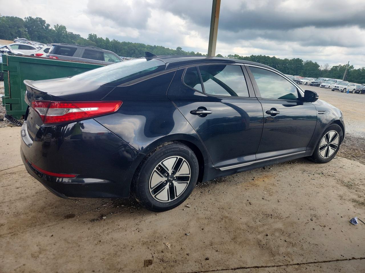 2012 Kia Optima Hybrid Black vin: KNAGM4ADXC5017064