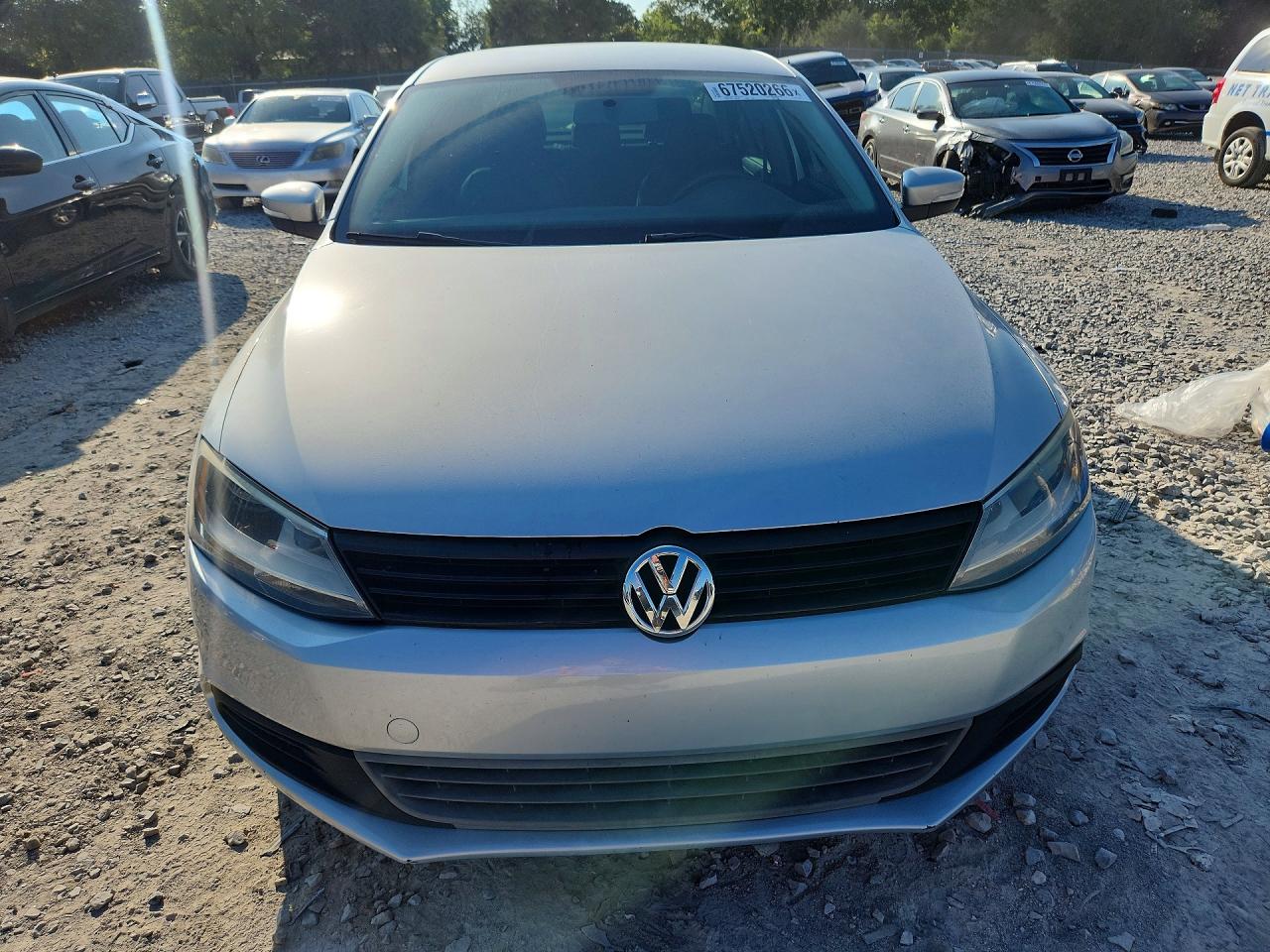 2012 Volkswagen Jetta Se Silver vin: 3VWDP7AJ3CM128857