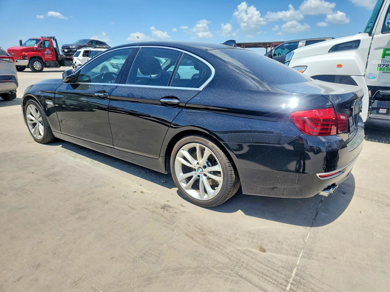 2014 Bmw 535 D Black vin: WBAXA5C58ED690352