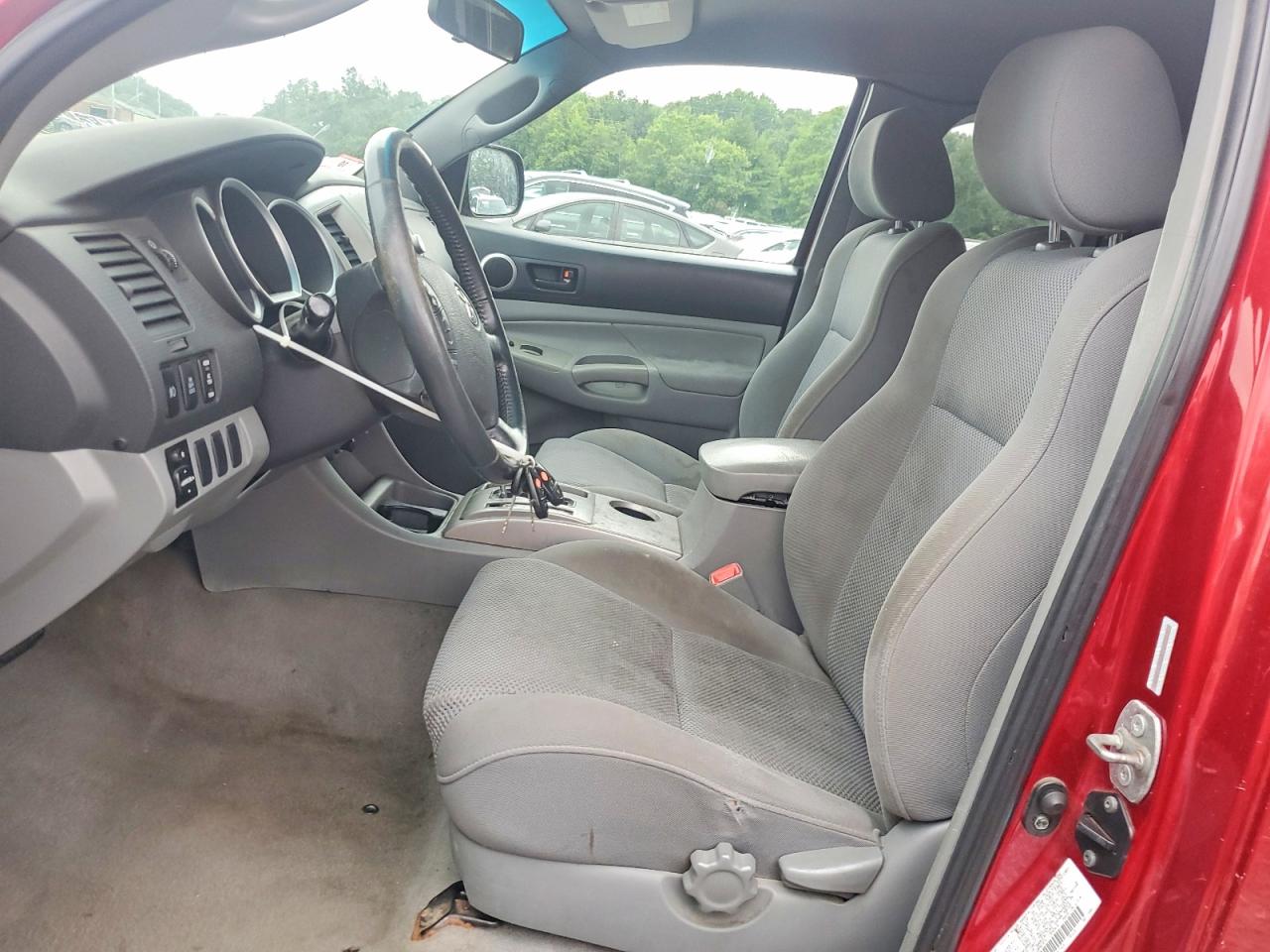2008 Toyota Tacoma Access Cab Red vin: 5TEUU42N68Z579299