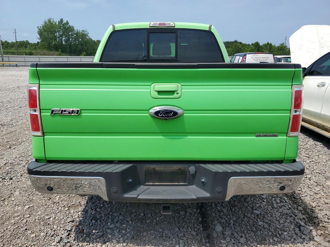 2012 Ford F150 Supercrew Green vin: 1FTFW1CT0CFB31984