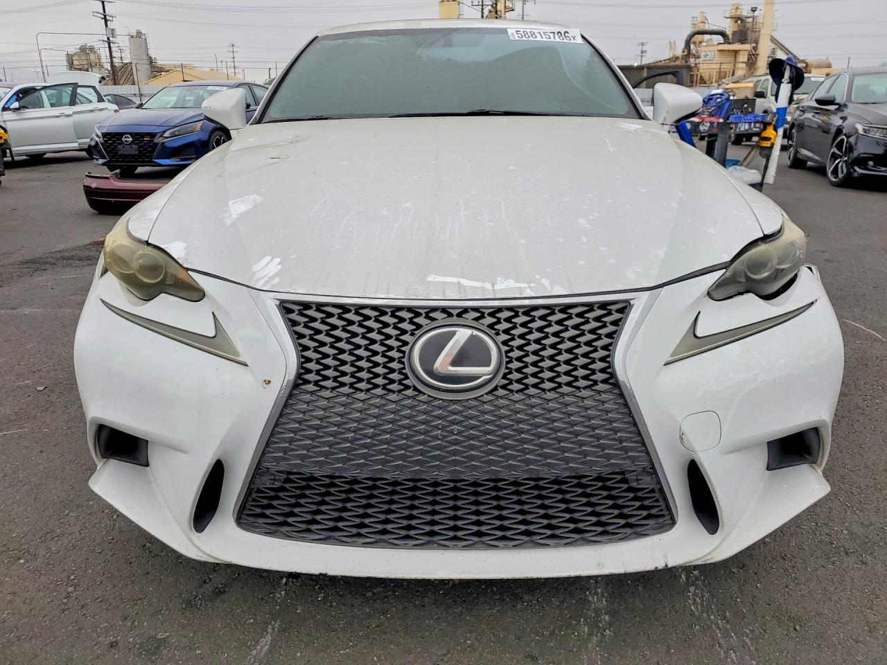 2014 Lexus Is 250 White vin: JTHBF1D22E5038508