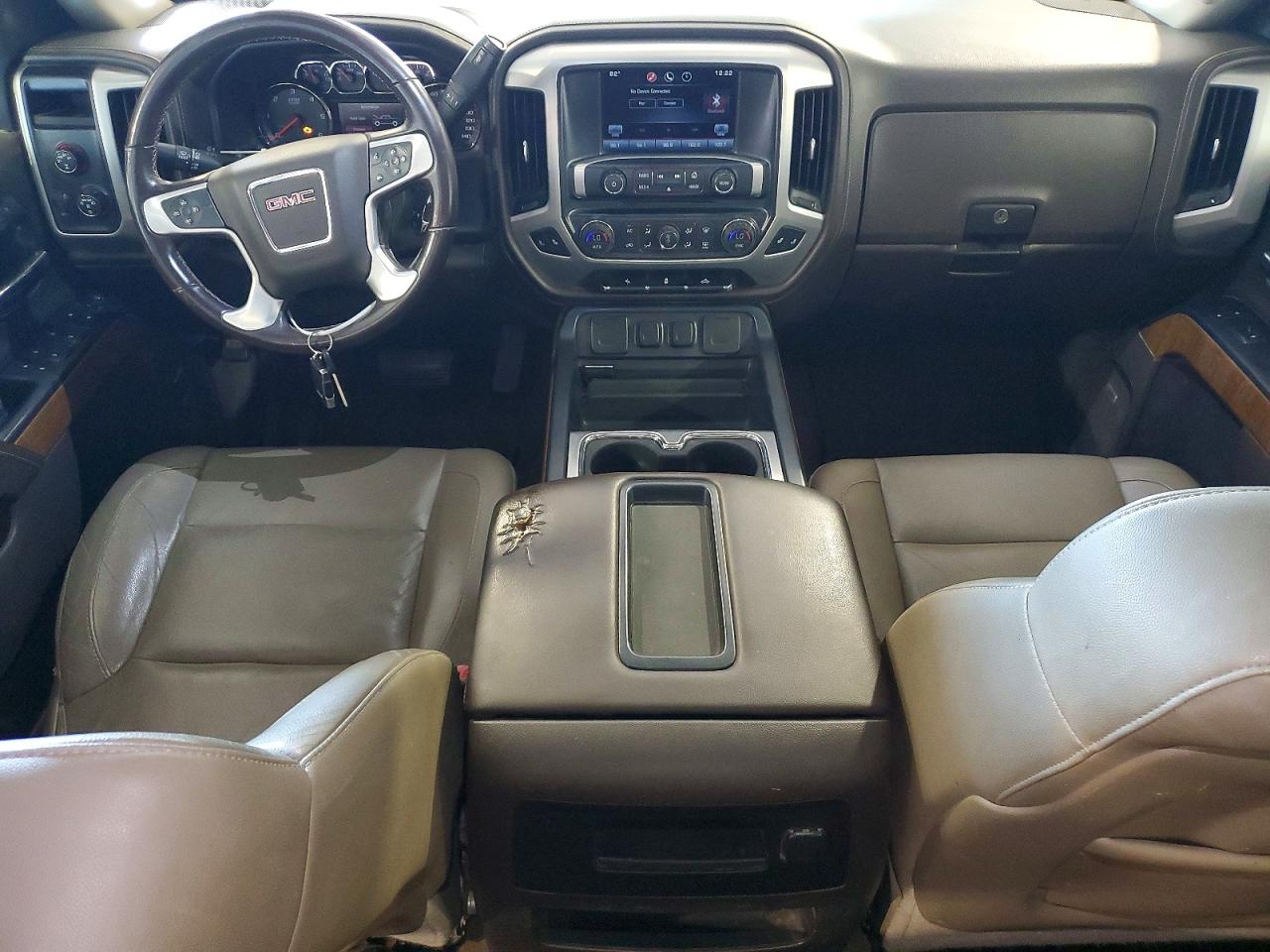 2015 Gmc Sierra K1500 Slt White vin: 3GTU2VEJ4FG529059