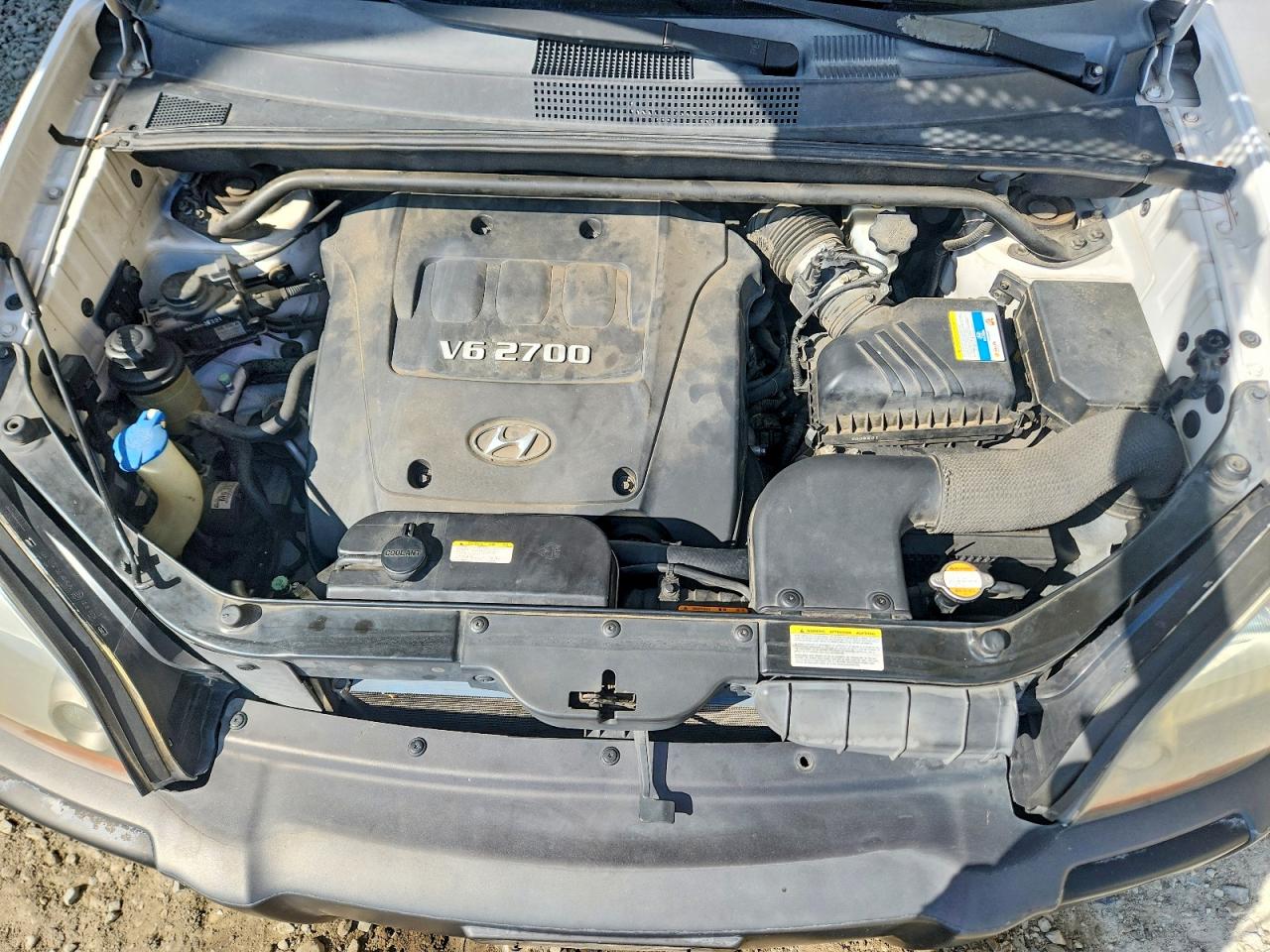 2007 Hyundai Tucson Se Белый vin: KM8JN72D27U545369