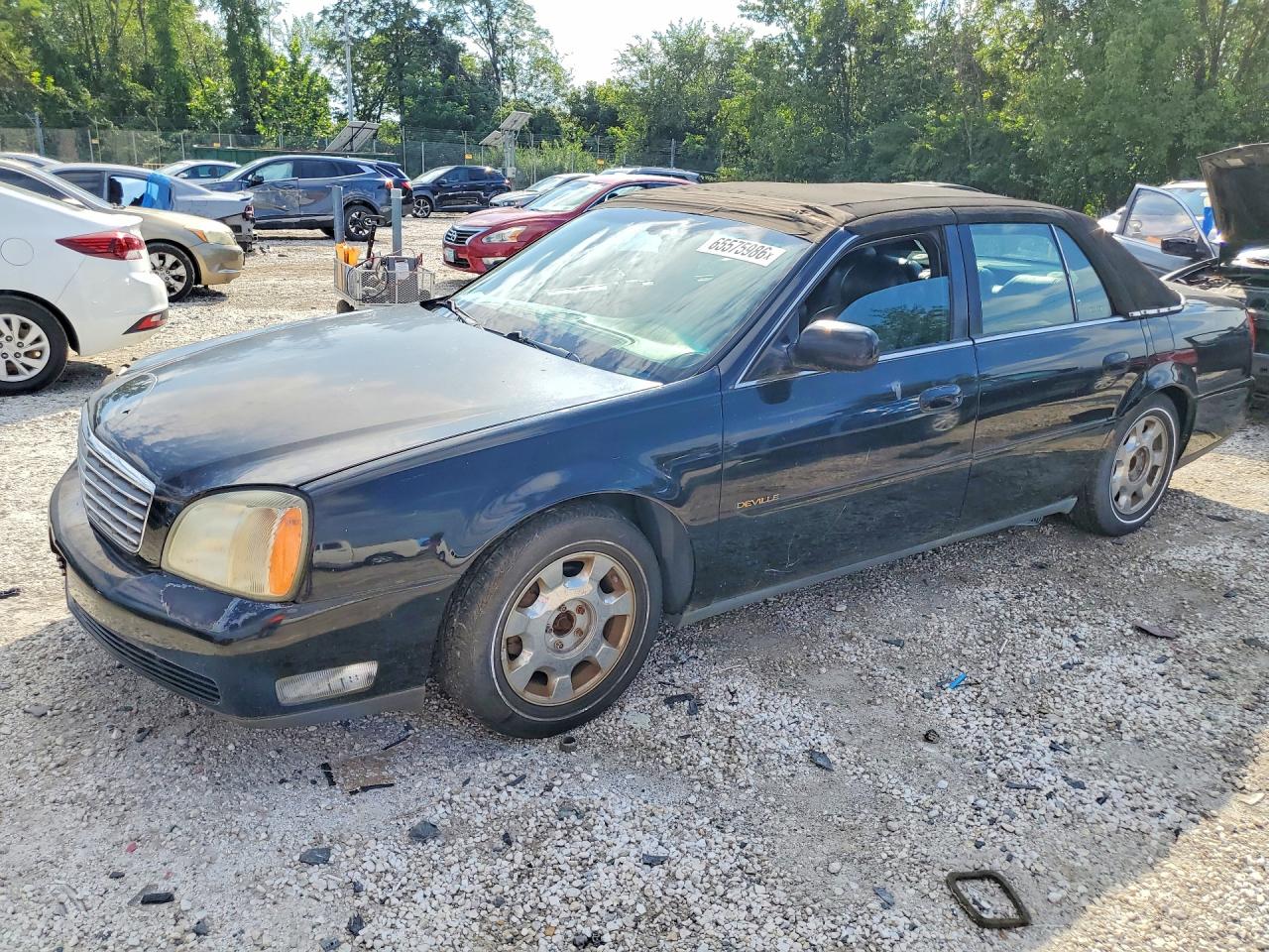 2002 Cadillac Deville Black vin: 1G6KD54Y42U265755