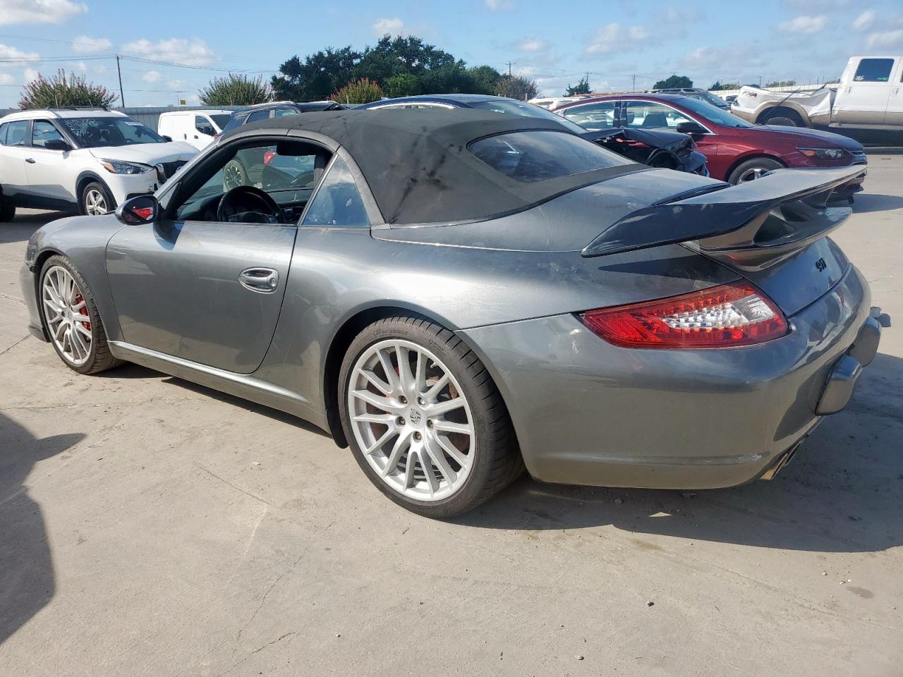 2008 Porsche 911 Carrera S Cabriolet Серый vin: WP0CB29958S776046