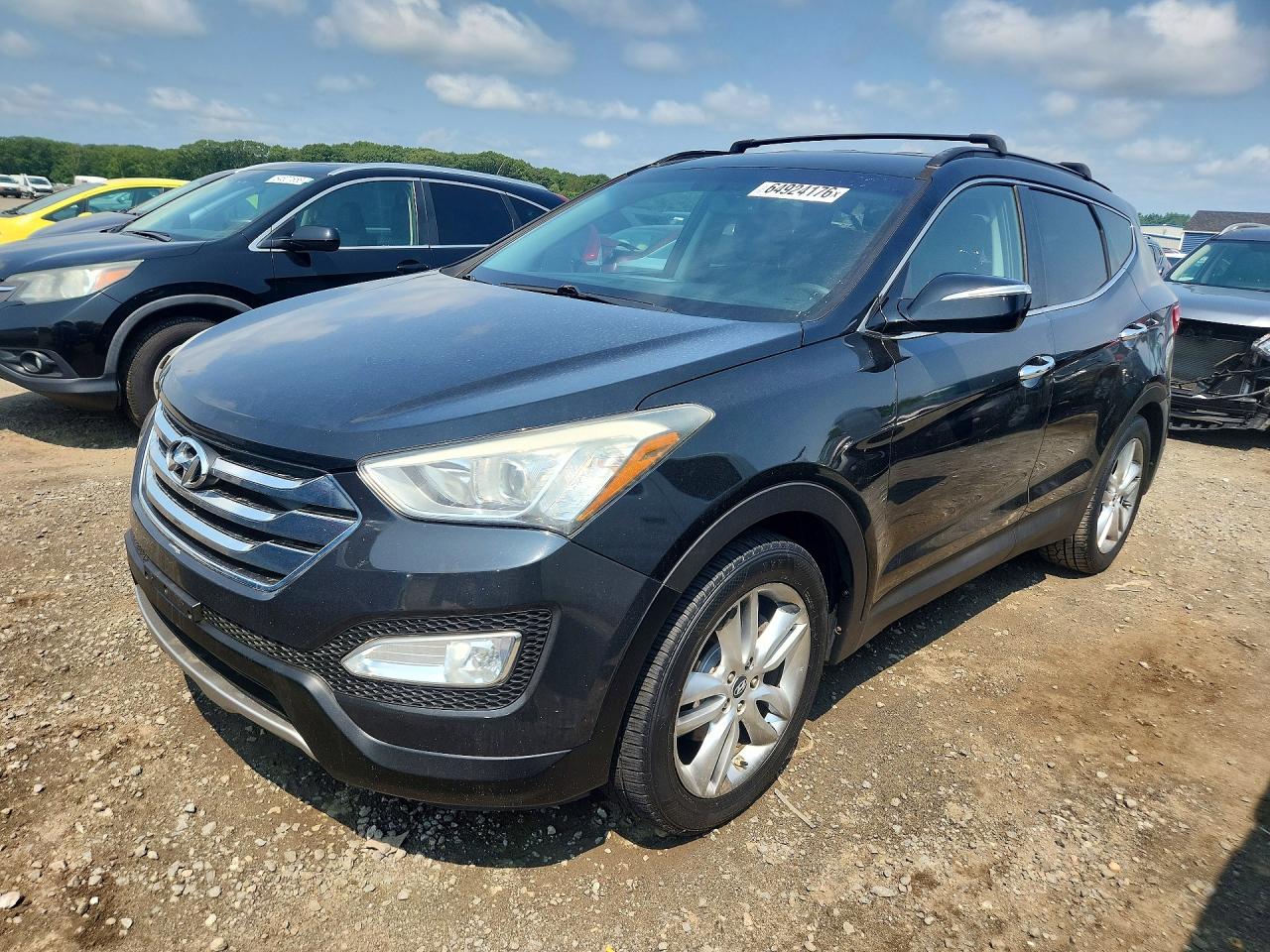 2013 Hyundai Santa Fe Sport 2.0t Black vin: 5XYZU3LA0DG081647