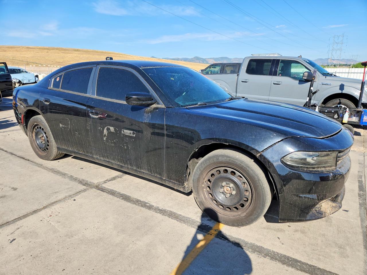 2015 Dodge Charger Police Black vin: 2C3CDXKT2FH765933