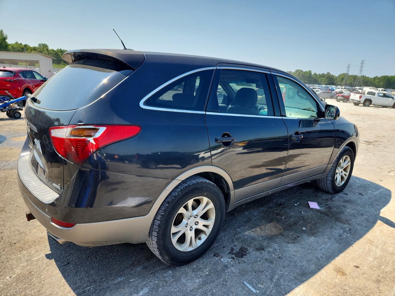 2008 Hyundai Veracruz Gls Синий vin: KM8NU73C28U040489