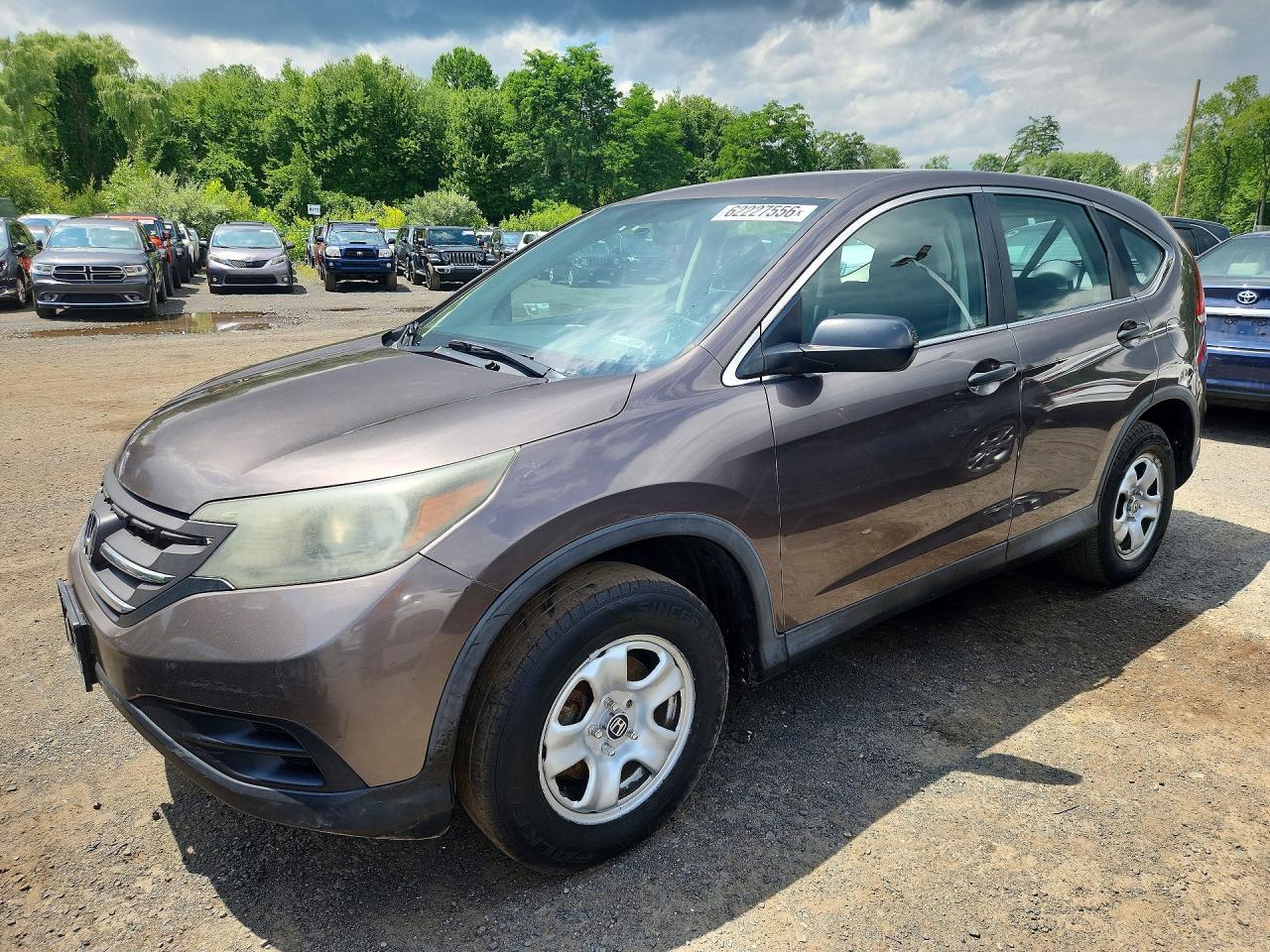 2014 Honda Cr-v Lx Brown vin: 2HKRM4H32EH712263