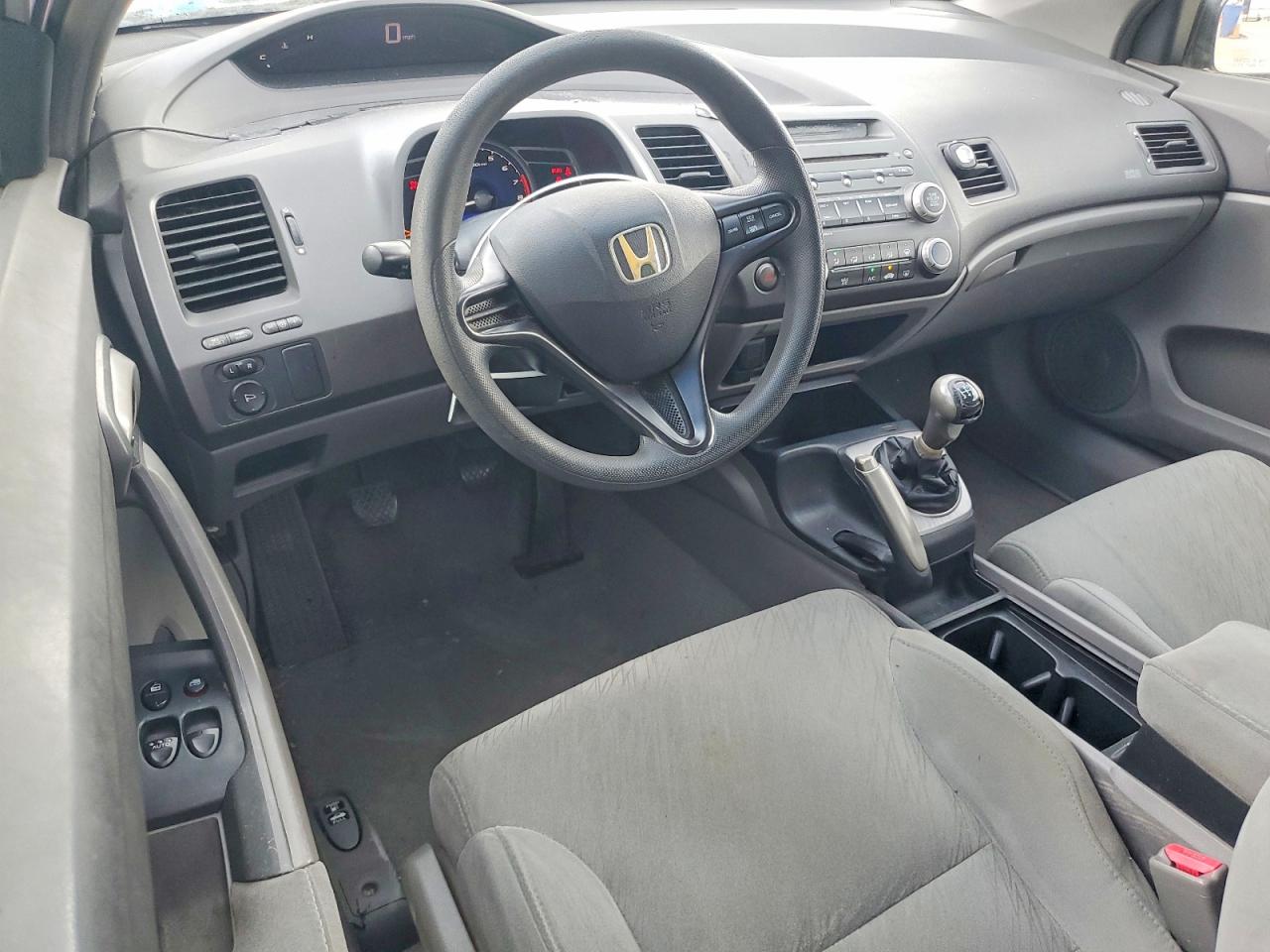 2007 Honda Civic Lx Gray vin: 2HGFG11647H504072