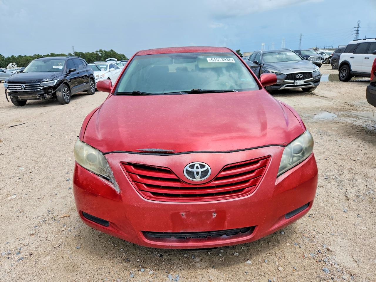 2007 Toyota Camry Le Red vin: 4T1BE46K87U067650