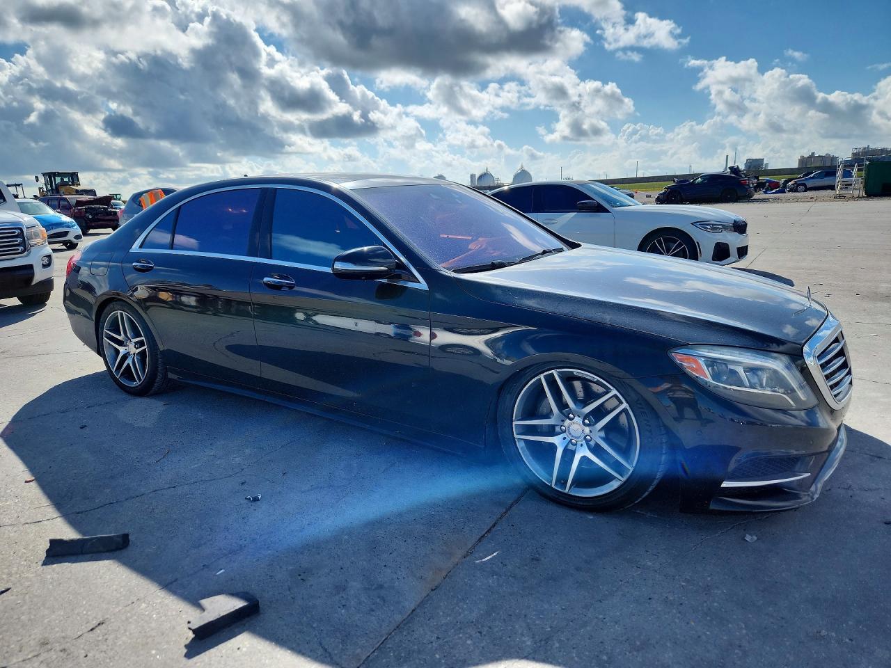 2014 Mercedes-benz S 550 4matic Black vin: WDDUG8FB8EA047465