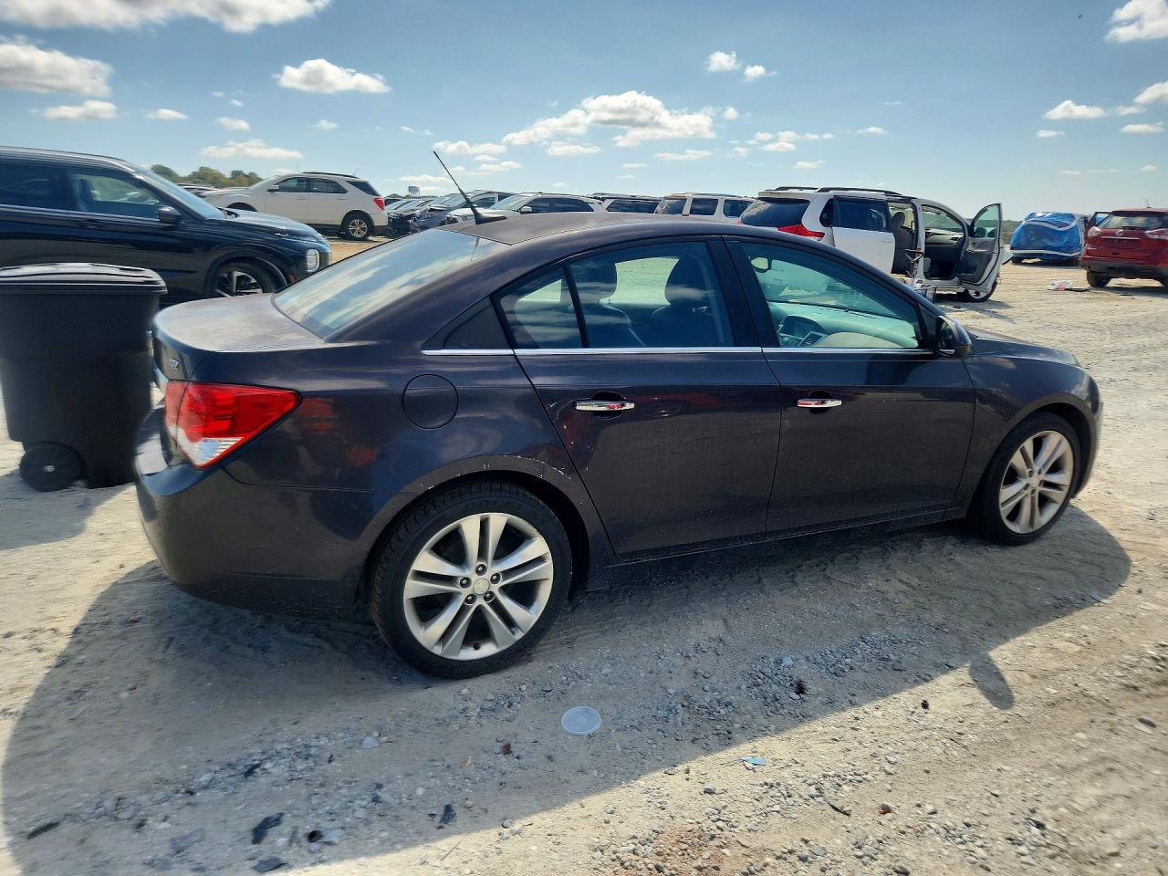 2014 Chevrolet Cruze Ltz Gray vin: 1G1PG5SB2E7305240