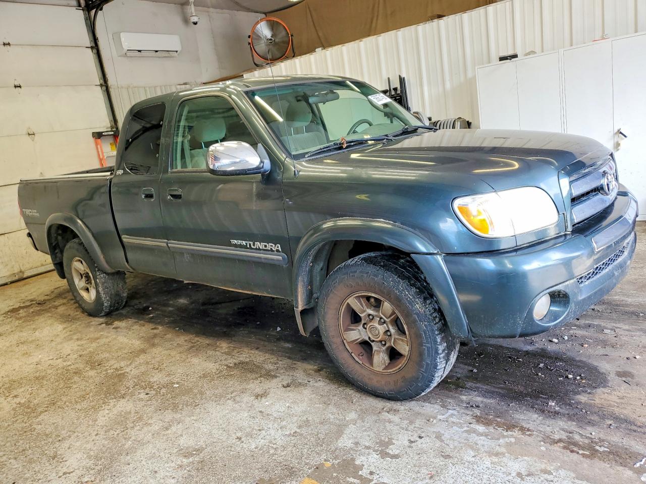 2005 Toyota Tundra Access Cab Sr5 Green vin: 5TBBT44125S466228
