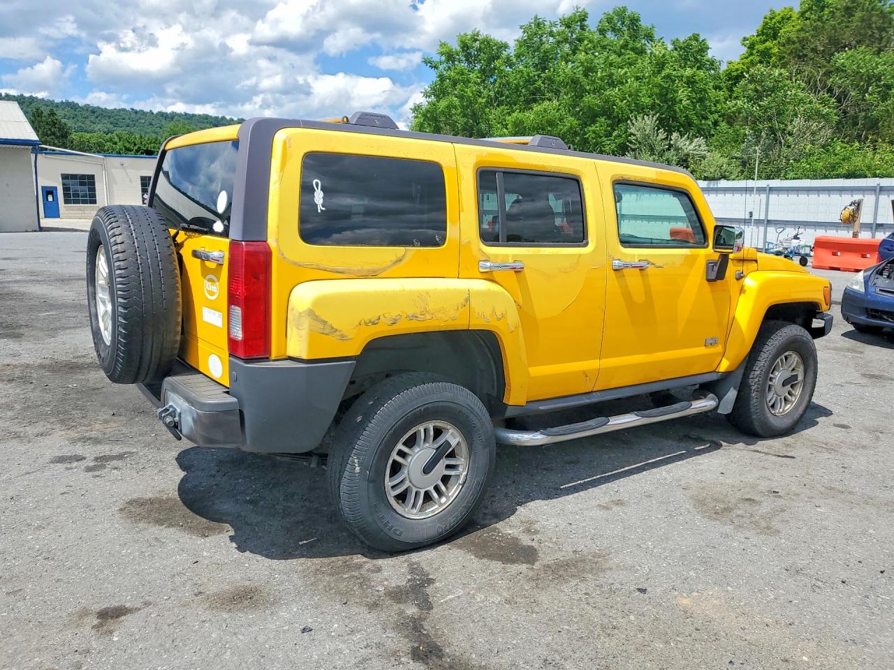 2006 Hummer H3 Yellow vin: 5GTDN136068109229