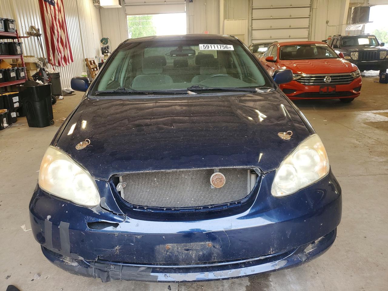 2008 Toyota Corolla Le Blue vin: 1NXBR30E68Z978109