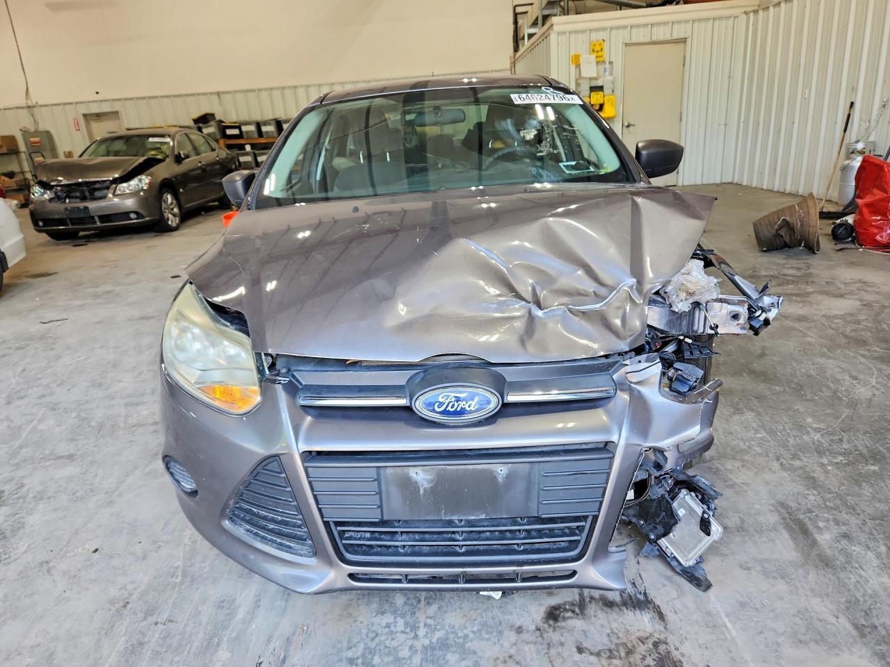 2014 Ford Focus S Gray vin: 1FADP3E2XEL291420