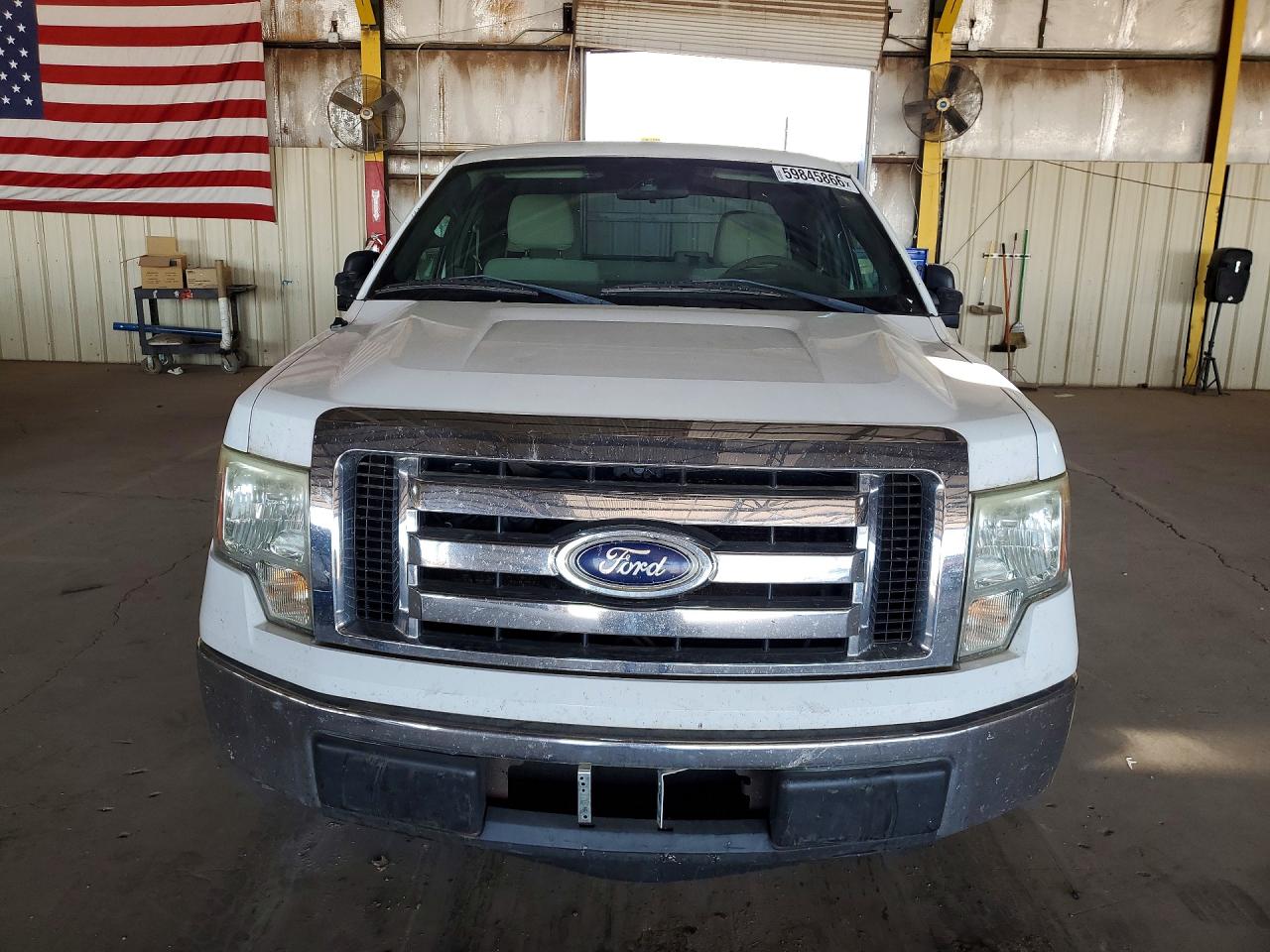 2010 Ford F150 Super Cab White vin: 1FTEX1C85AFC53256