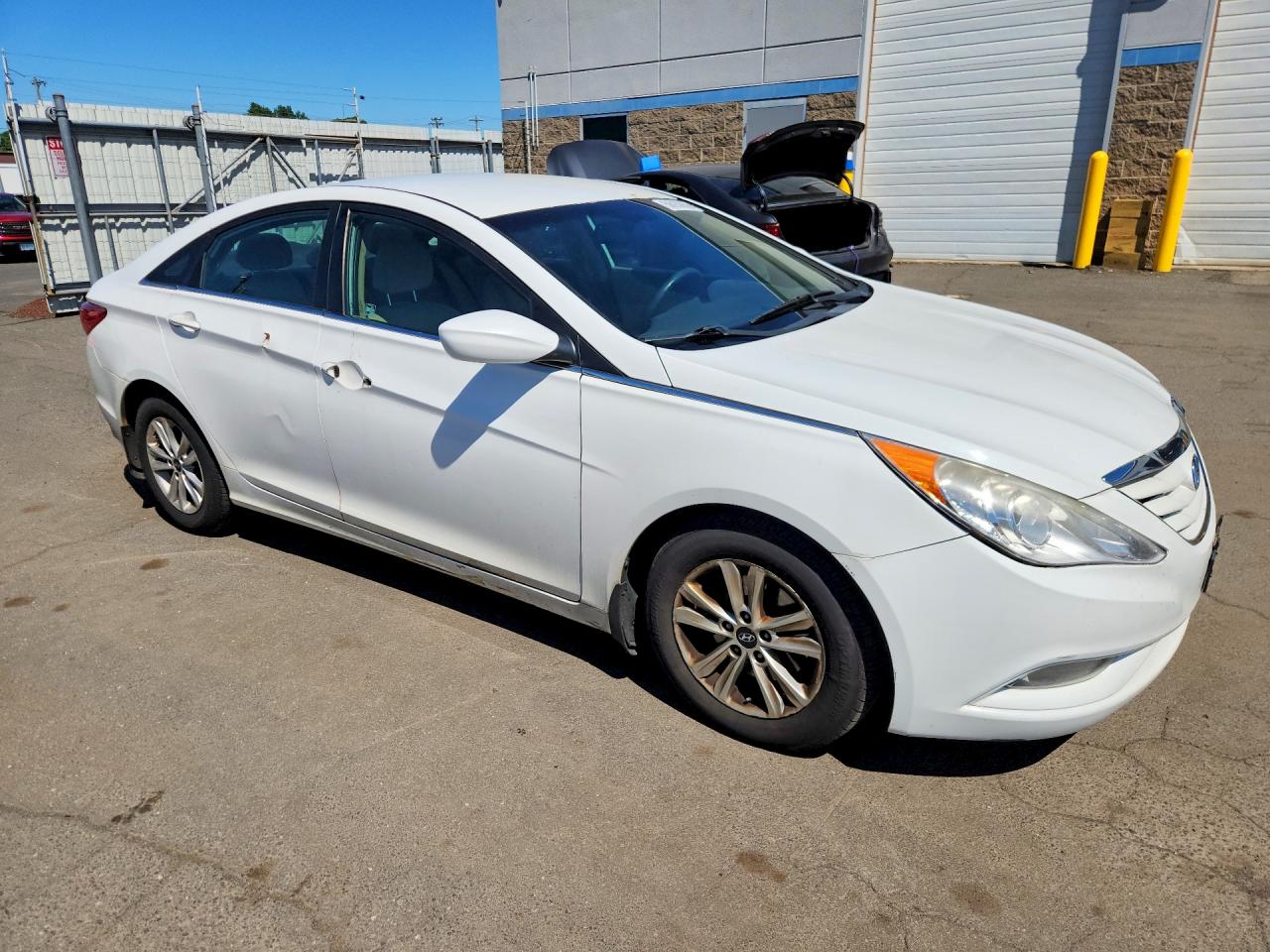 2013 Hyundai Sonata Gls White vin: 5NPEB4AC6DH785780
