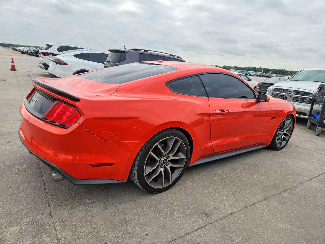 2015 Ford Mustang Gt Orange vin: 1FA6P8CF2F5322595