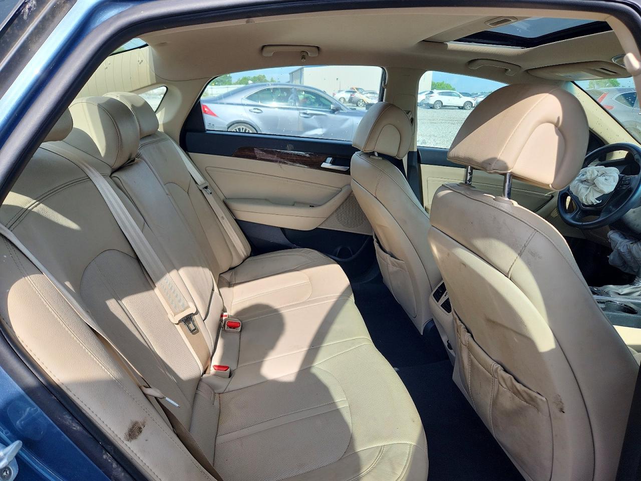2017 Hyundai Sonata Limited Blue vin: 5NPE34AF4HH554082