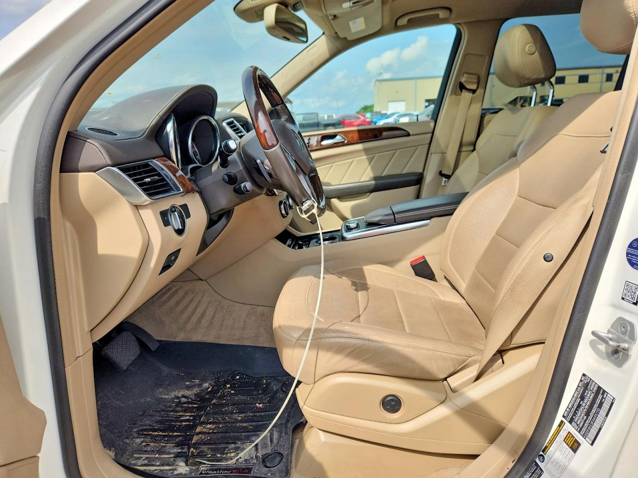 2015 Mercedes-benz Gl 450 4matic White vin: 4JGDF6EE3FA495770