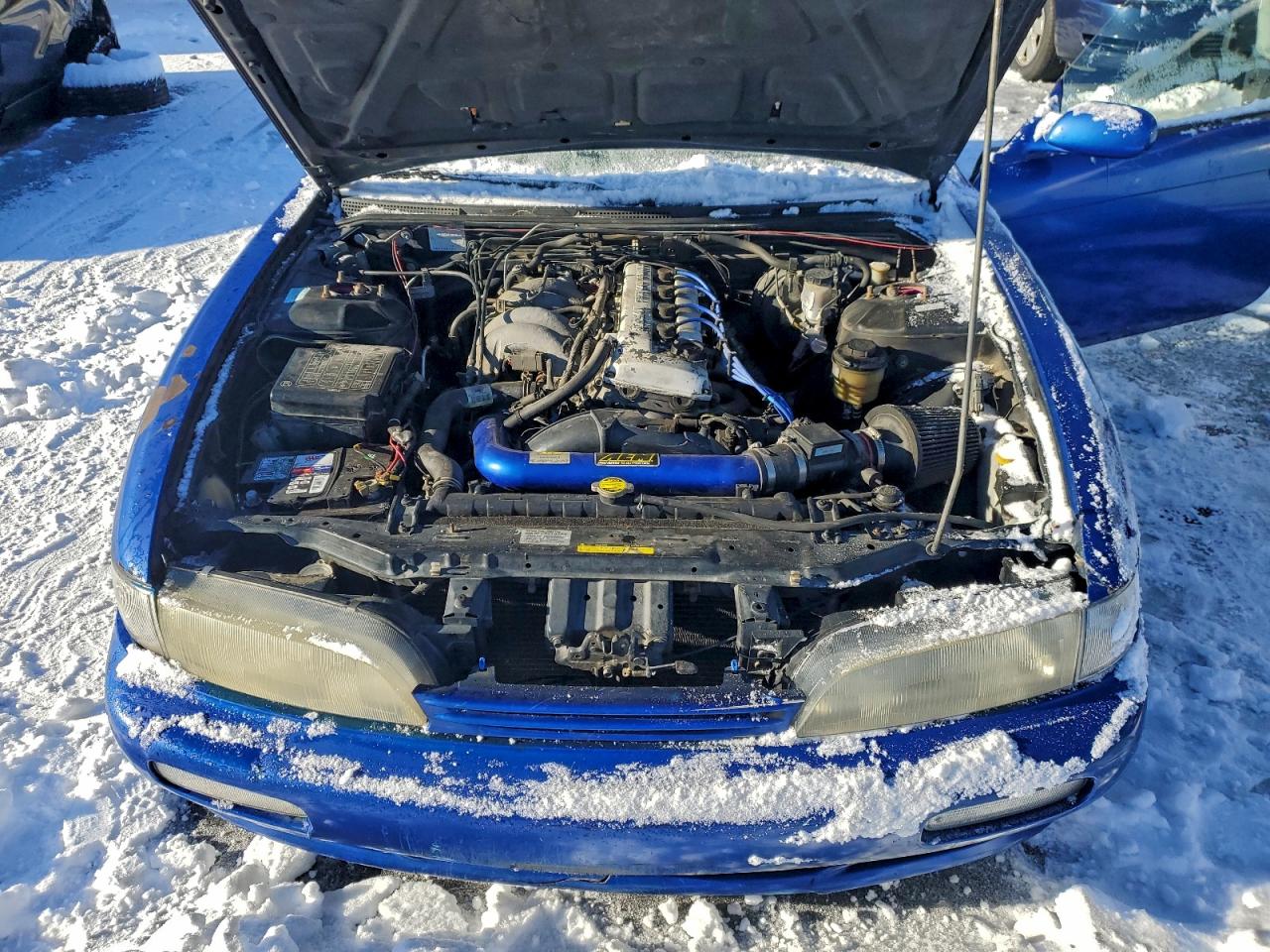 1995 Nissan 240sx Base Blue vin: JN1AS44D4SW009337