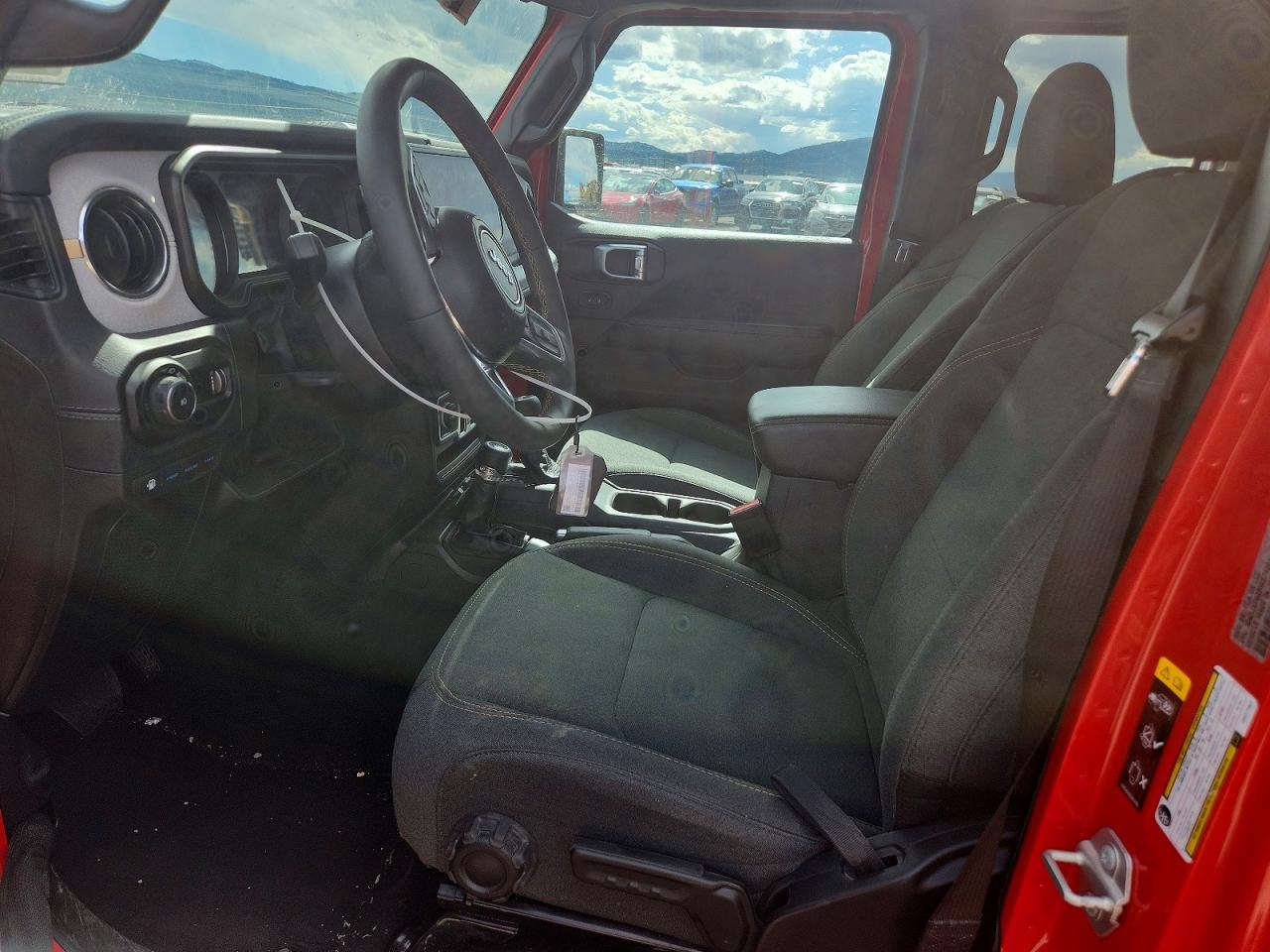 2024 Jeep Wrangler Sahara 4xe Red vin: 1C4RJXP64RW271001