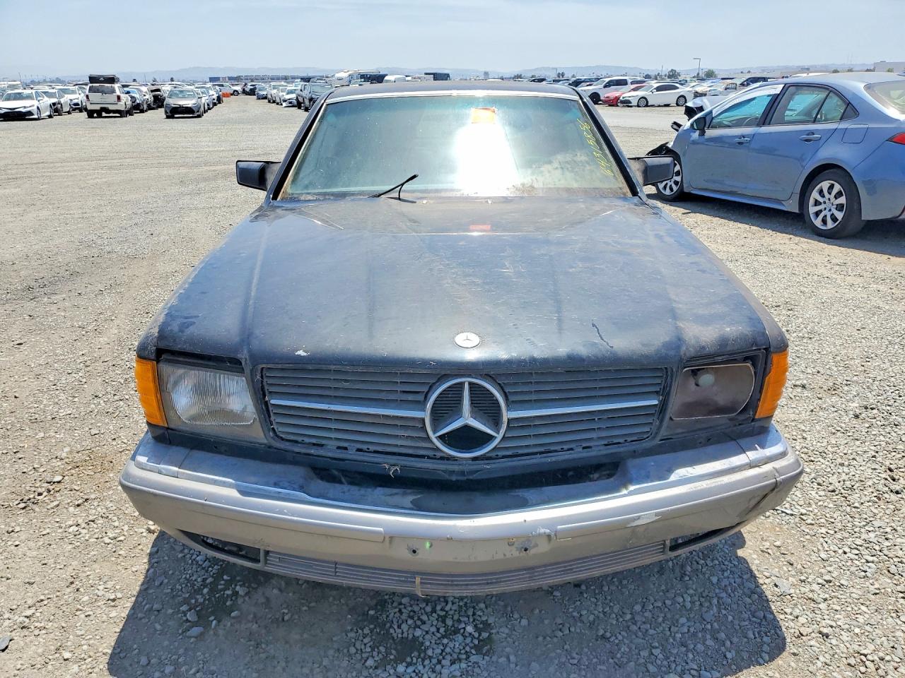 1989 Mercedes-benz 560 Sec Black vin: WDBCA45E6KA487092