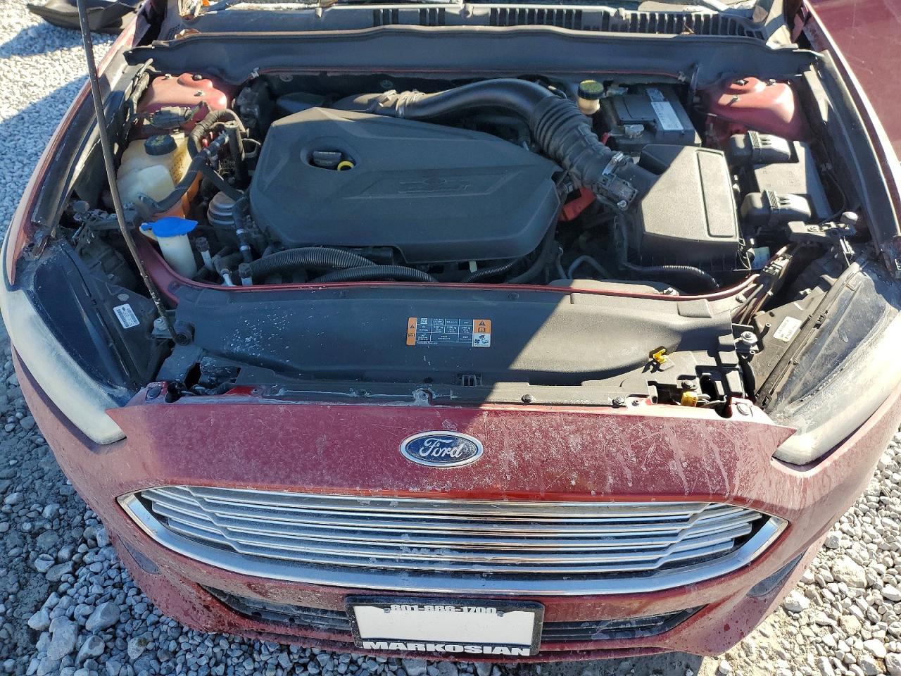2013 Ford Fusion Se Red vin: 3FA6P0HR9DR119766