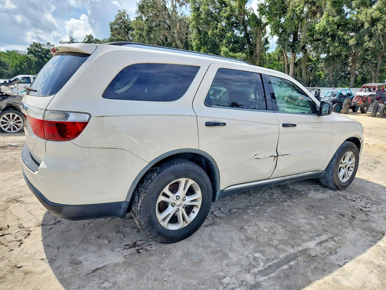 2011 Dodge Durango Express Белый vin: 1D4RD2GG7BC717011