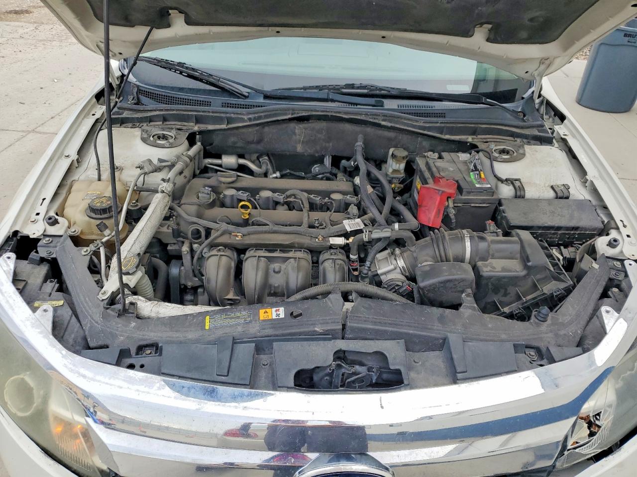 2012 Ford Fusion Se White vin: 3FAHP0HA5CR415837