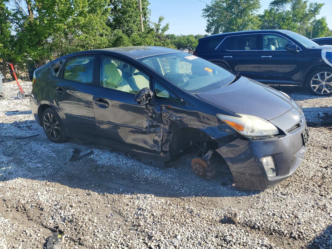 2010 Toyota Prius Ii Угольный vin: JTDKN3DU9A0100236