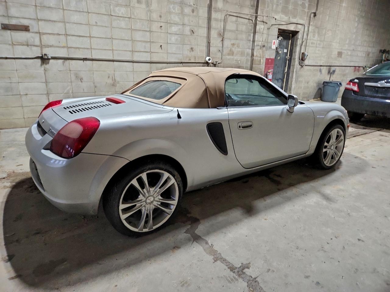 2002 Toyota Mr2 Spyder Silver vin: JTDFR320020048969