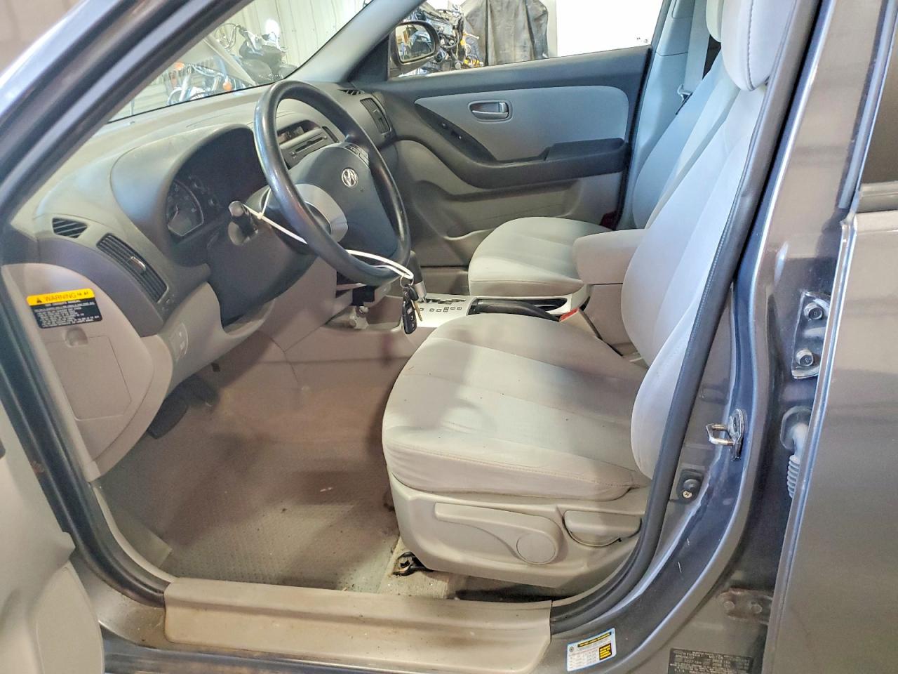 2007 Hyundai Elantra Gls Gray vin: KMHDU46D67U198704
