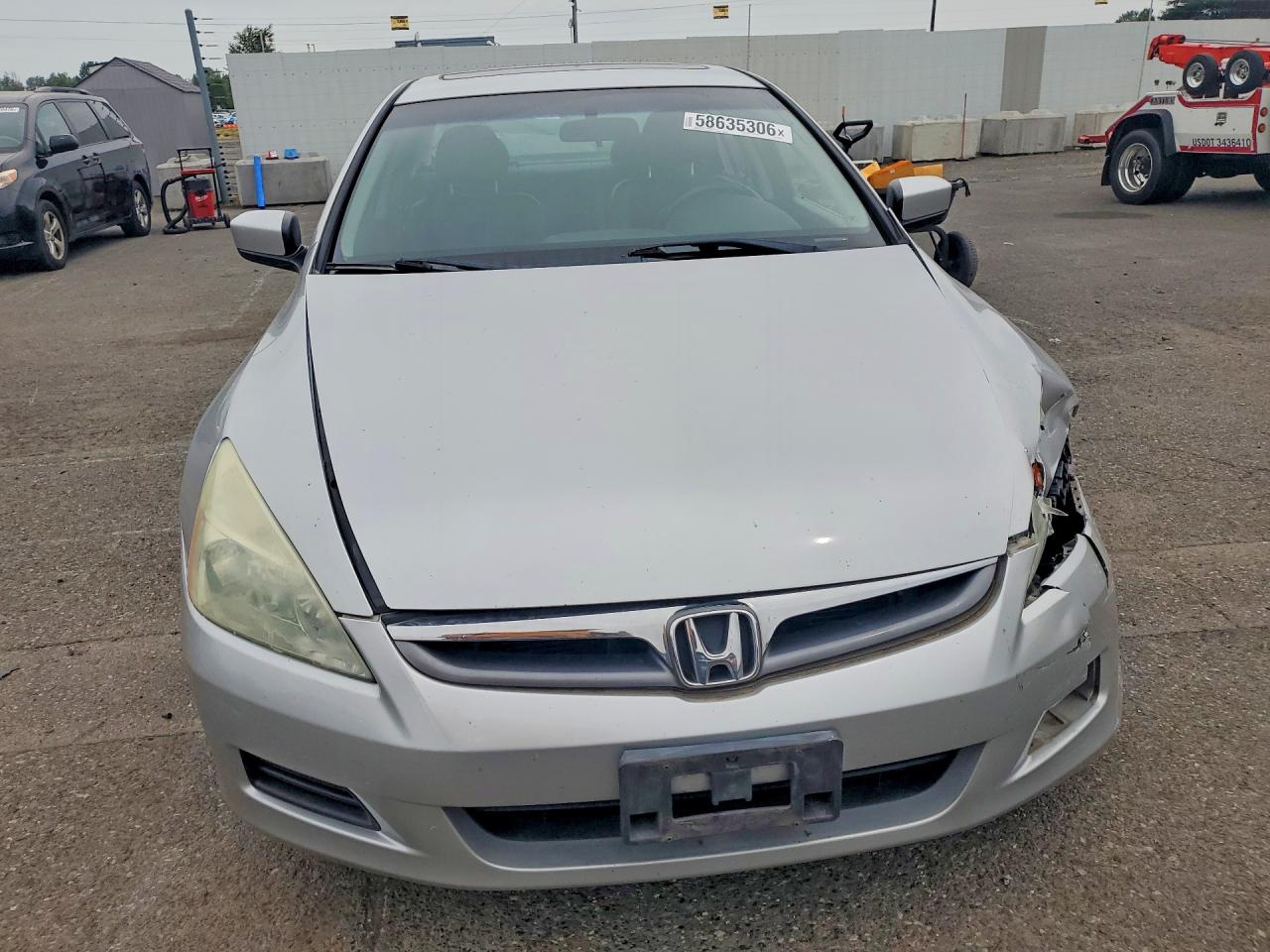 2006 Honda Accord Ex Silver vin: 1HGCM56816A058165
