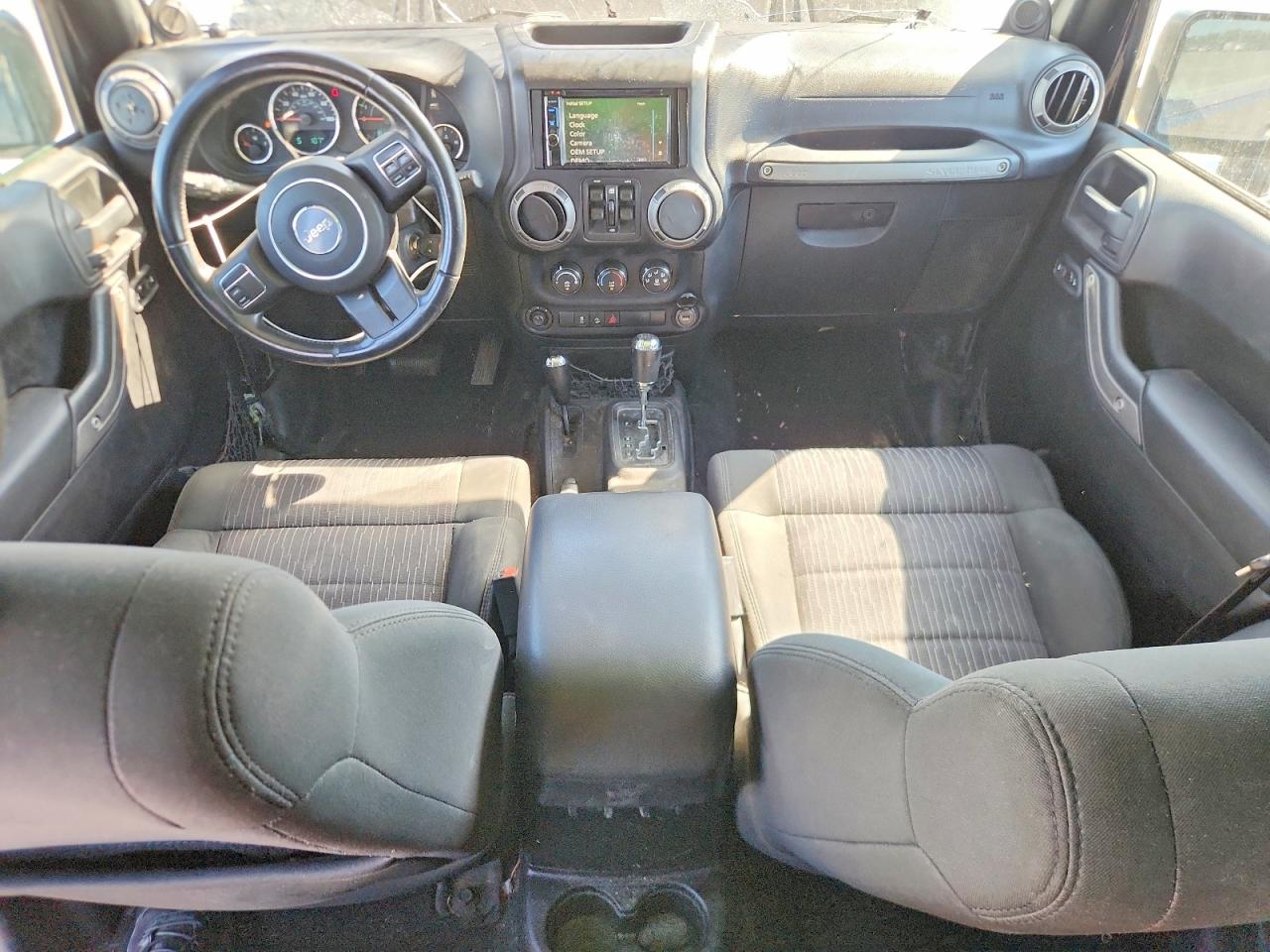 2012 Jeep Wrangler Unlimited Sport Black vin: 1C4HJWDG8CL221679