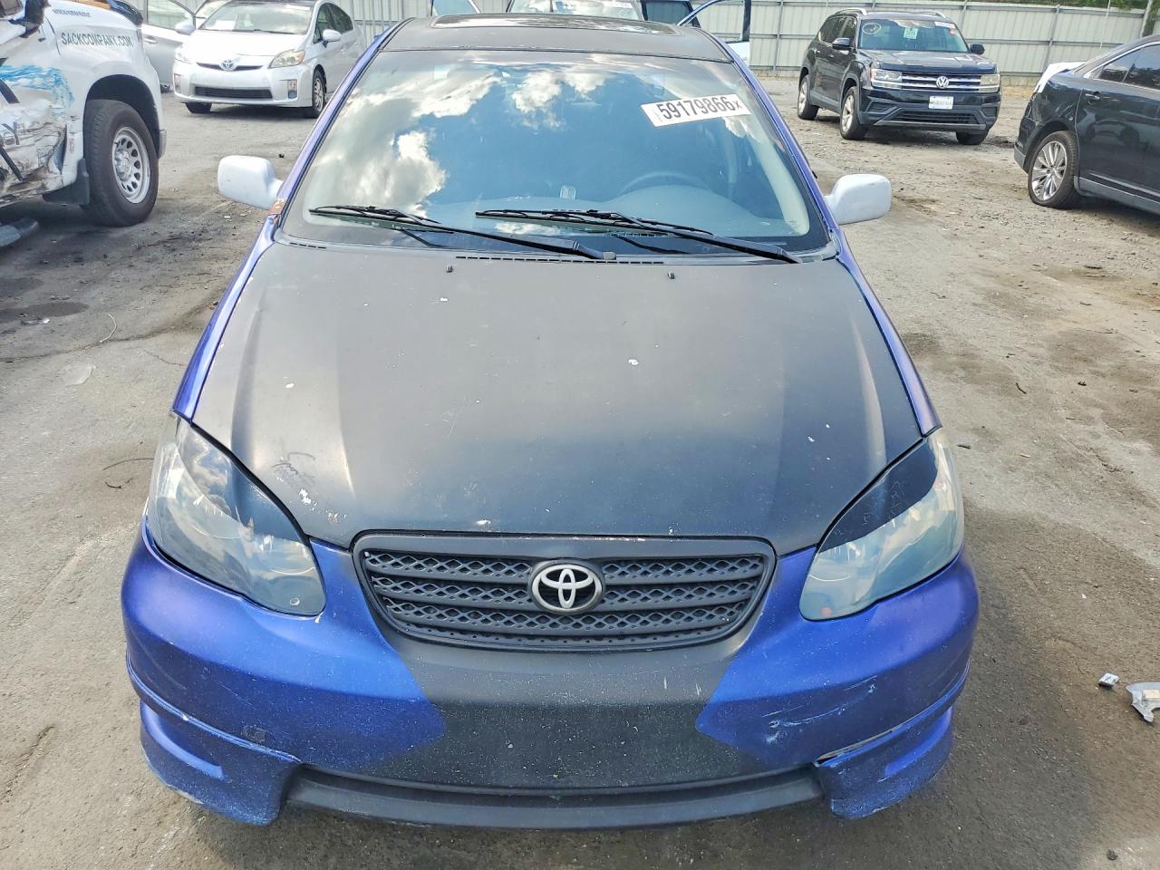 2005 Toyota Corolla Xrs Blue vin: 2T1BY30E35C341162