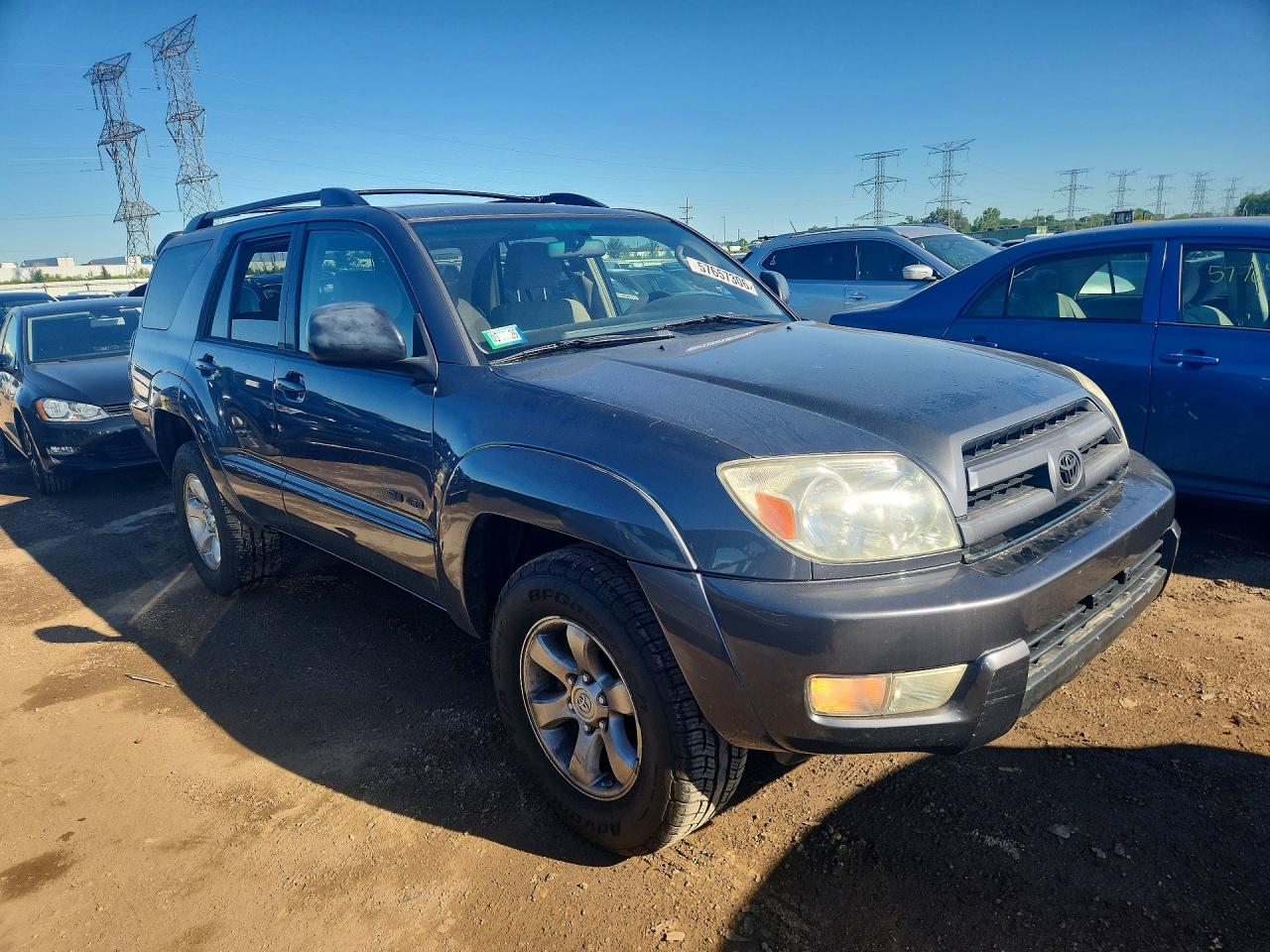 2003 Toyota 4runner Sr5 Gray vin: JTEBU14R438010544
