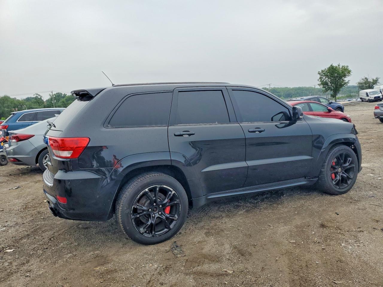 2012 Jeep Grand Cherokee Srt-8 Black vin: 1C4RJFDJ4CC352088