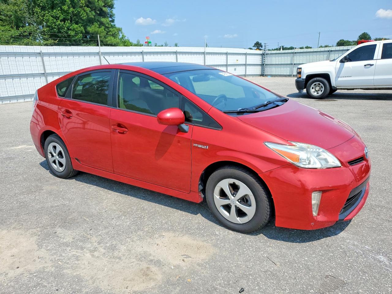 2014 Toyota Prius Three Red vin: JTDKN3DU0E0385124