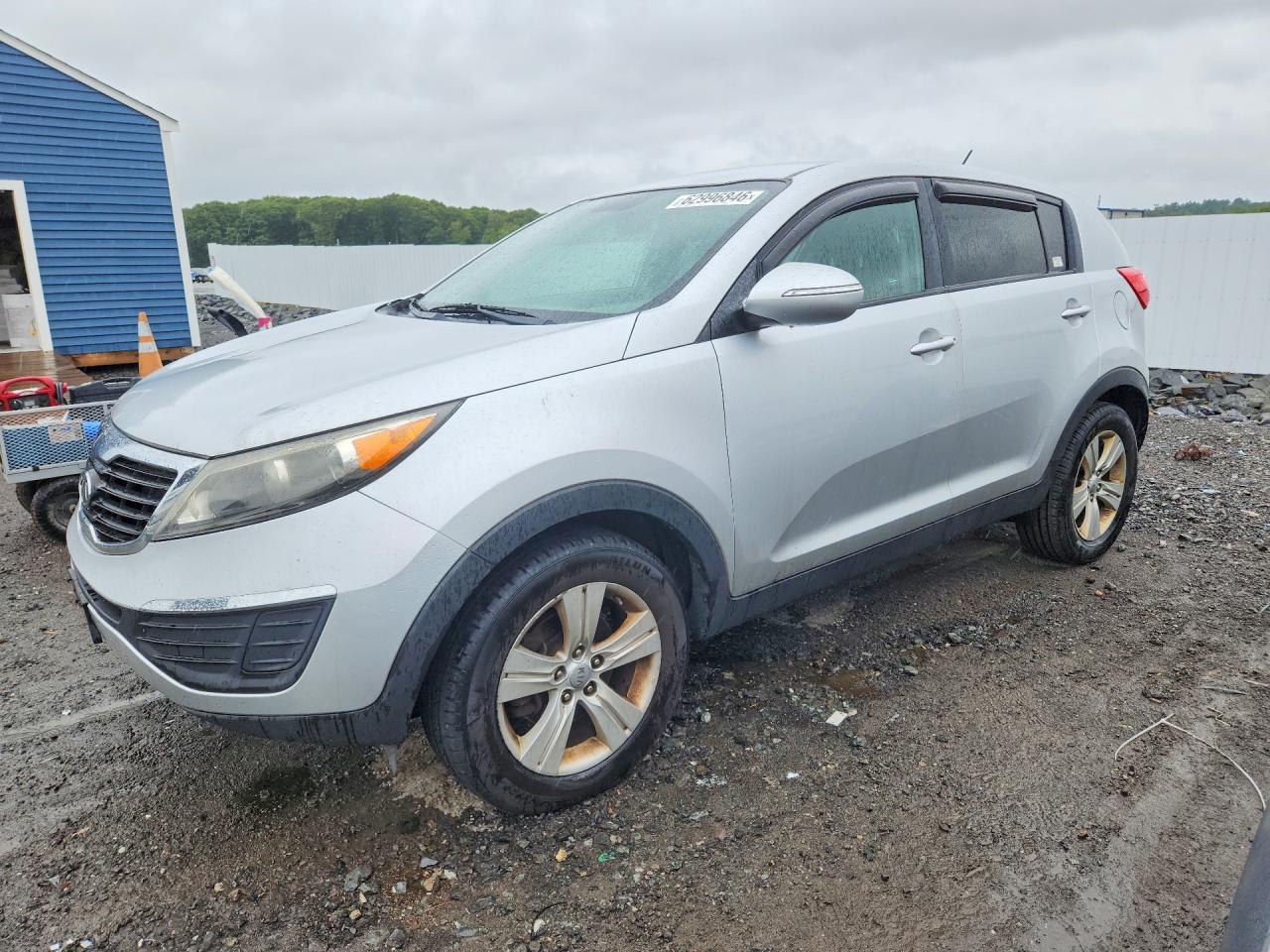 2012 Kia Sportage Lx Silver vin: KNDPB3A20C7271923