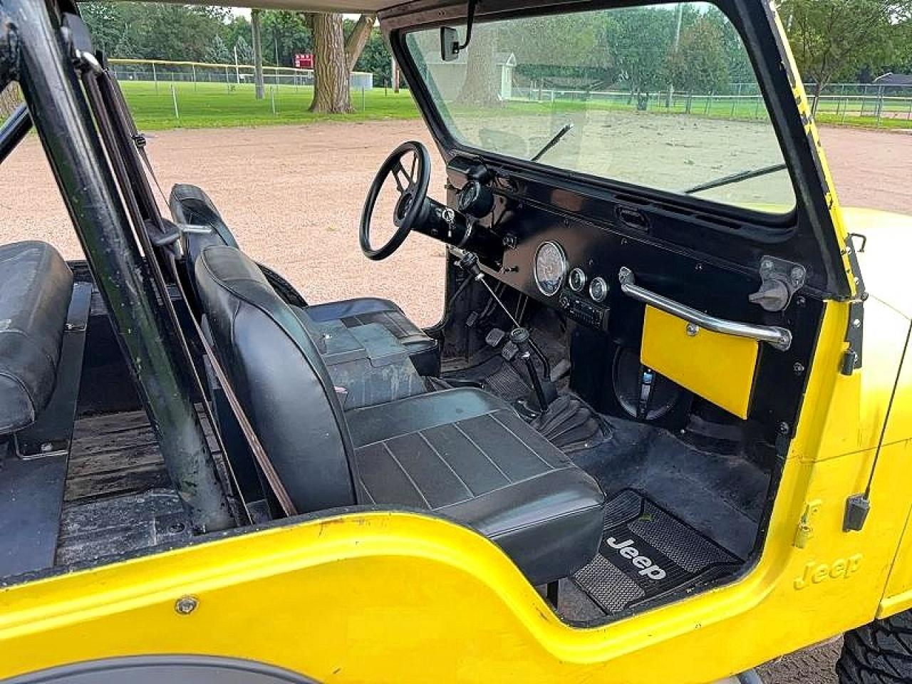 1978 Jeep Cj5 Yellow vin: J8F83AA033481