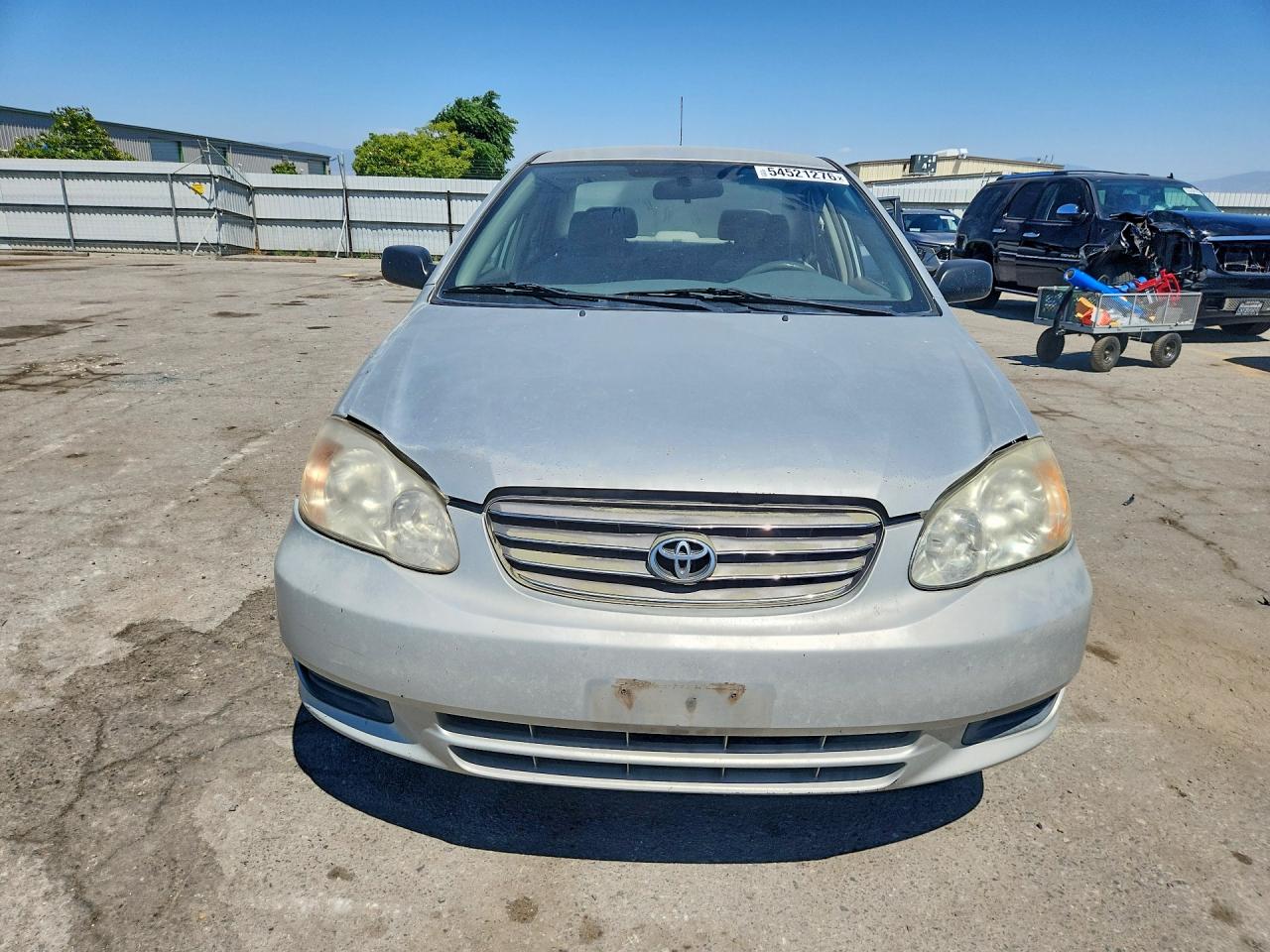 2003 Toyota Corolla Ce Silver vin: 1NXBR32E23Z007159