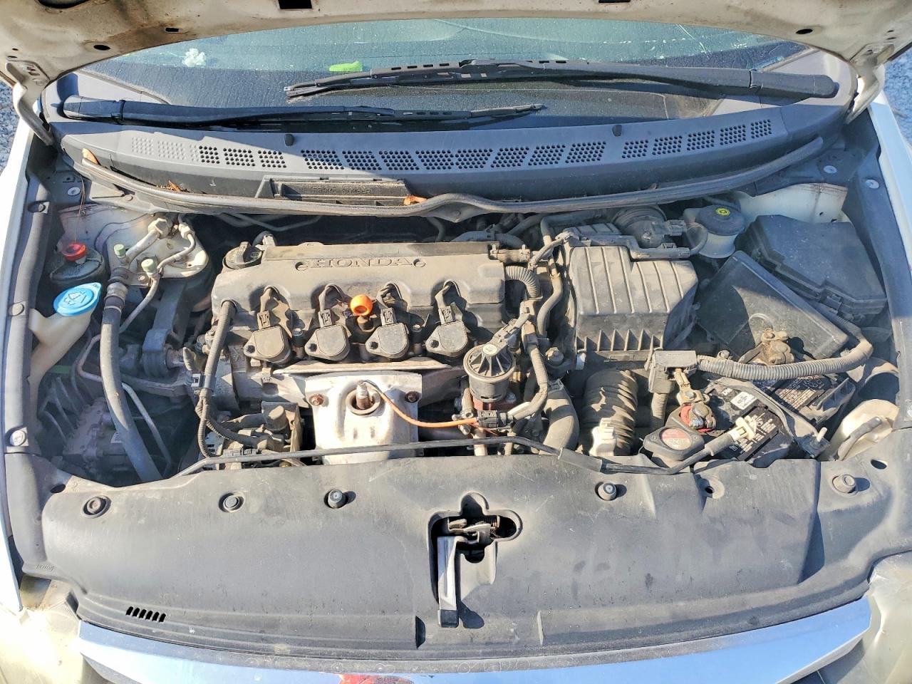 2010 Honda Civic Vp White vin: 19XFA1F35AE084775