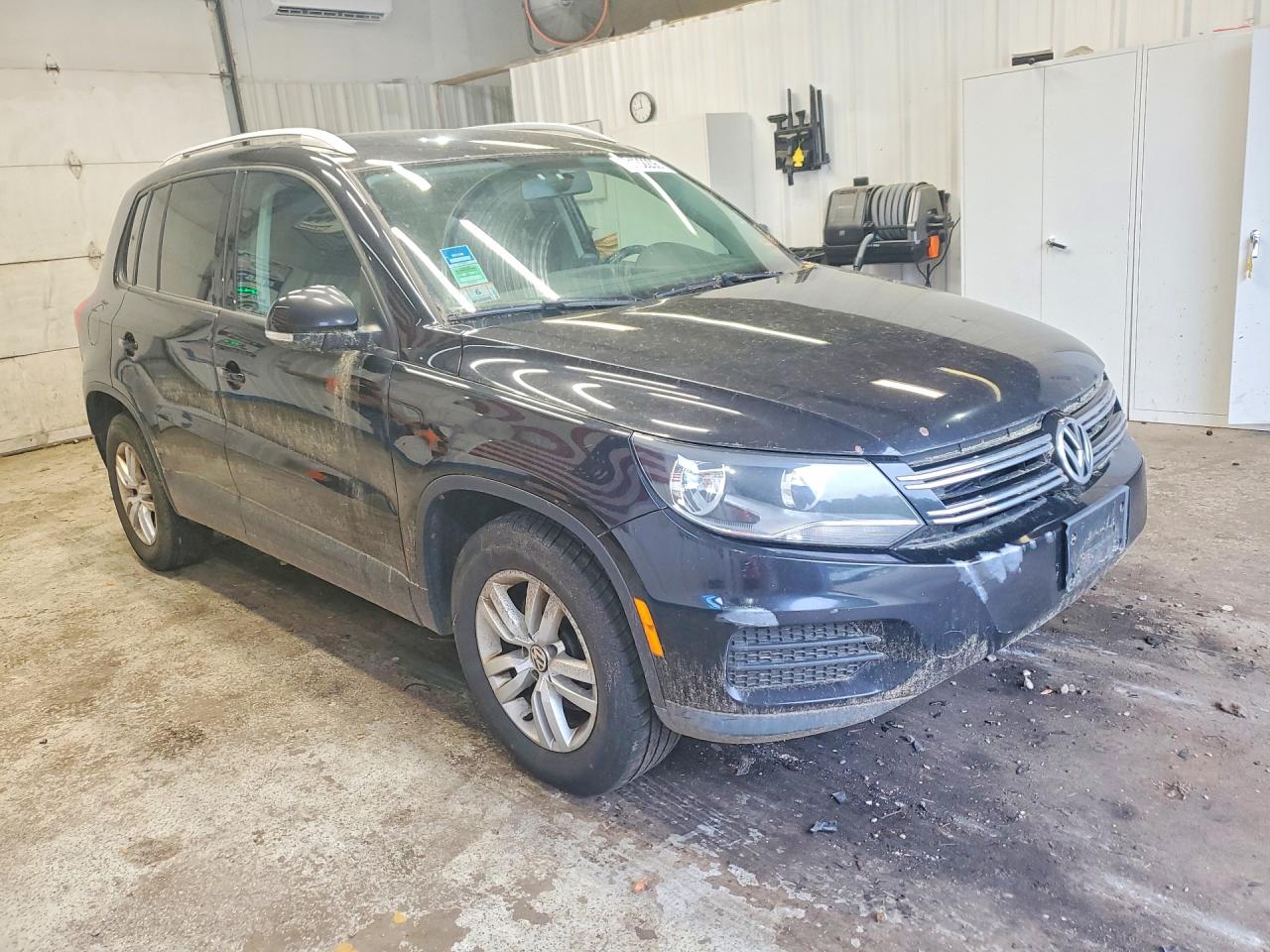 2014 Volkswagen Tiguan S Black vin: WVGBV3AX2EW596073